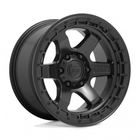ALU disky Fuel Fuel D750 BLOCK disk 17x9 5x127 71.5 ET-12, Matte black | race-shop.sk