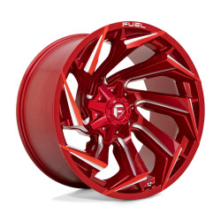 Fuel D754 REACTION disk 22x12 8x180 124.2 ET-44, Candy red
