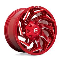 Fuel D754 REACTION disk 24x12 8x180 124.2 ET-44, Candy red