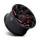 ALU disky Fuel Fuel D755 REACTION disk 17x9 5x114.3/5x127 78.1 ET1, Gloss black | race-shop.sk