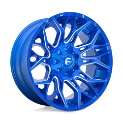 Fuel D770 TWITCH disk 22x10 8x180 124.2 ET-18, Anodized blue