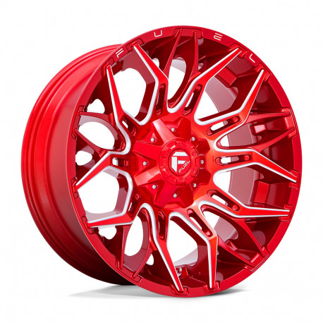 ALU disky Fuel Fuel D771 TWITCH disk 22x10 8x170 125.1 ET-18, Candy red | race-shop.sk