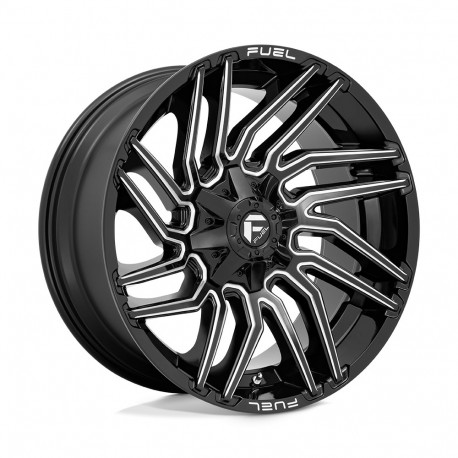 ALU disky Fuel Fuel D773 TYPHOON disk 22x10 8x180 124.2 ET-18, Gloss black | race-shop.sk