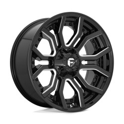 Fuel D711 RAGE disk 22x10 8x165.1 125.1 ET-18, Gloss black