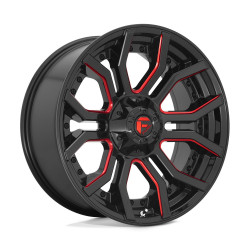 Fuel D712 RAGE disk 22x10 5x127/5x139.7 87.1 ET-18, Gloss black