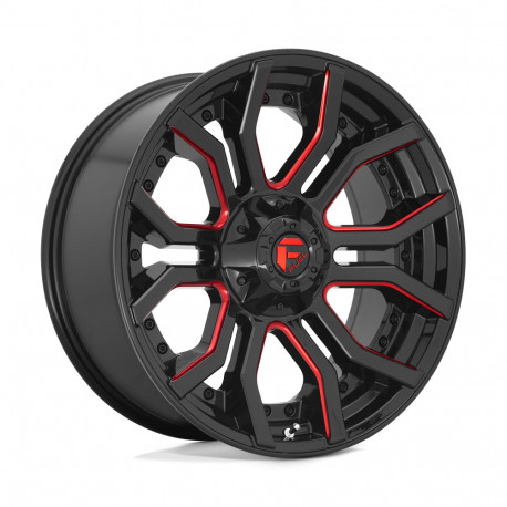 ALU disky Fuel Fuel D712 RAGE disk 24x12 8x170 125.1 ET-44, Gloss black | race-shop.sk