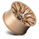ALU disky Fuel Fuel D805 FLAME disk 20x9 8x180 124.2 ET1, Platinum bronze | race-shop.sk