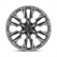 ALU disky Fuel Fuel D806 FLAME disk 22x10 6x135 87.1 ET-18, Platinum | race-shop.sk
