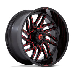 Fuel D808 HURRICANE disk 24x12 8x180 124.2 ET-44, Gloss black