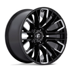 Fuel D849 REBAR disk 17x9 6x139.7 106.1 ET-12, Gloss black