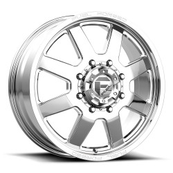 Fuel Mono DE09 FF09D disk 24x8.25 8x165.1 121.5 ET105, Silver