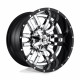 ALU disky Fuel Fuel D270 SLEDGE disk 20x10 8x180 124.2 ET-18, Chrome | race-shop.sk