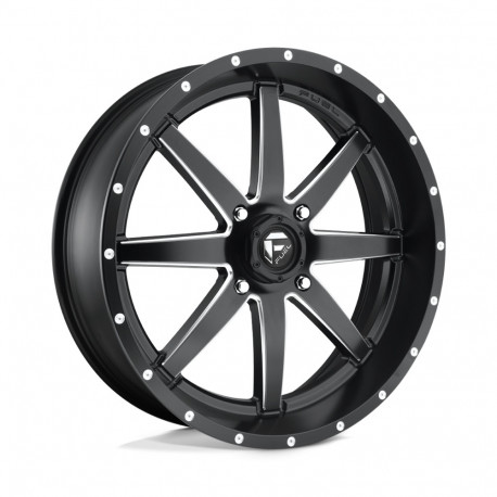 ALU disky Fuel Fuel UTV D538 MAVERICK disk 22x7 4x156 132 ET13, Matte black | race-shop.sk