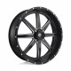 ALU disky Fuel Fuel UTV D538 MAVERICK disk 26x7 4x137 110.1 ET13, Matte black | race-shop.sk