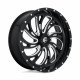 ALU disky Fuel Fuel UTV D641 KOMPRESSOR disk 22x7 4x156 132 ET13, Gloss black | race-shop.sk