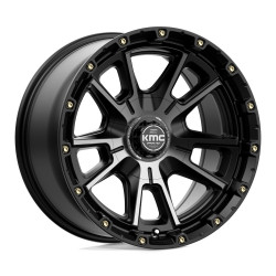 KMC KM100 SYNC disk 17x9 5x127/5x139.7 78.1 ET0, Satin black
