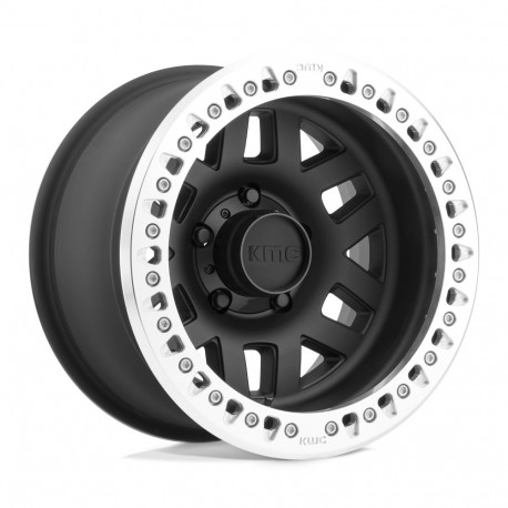 ALU disky KMC KMC KM229 MACHETE CRAWL BEADLOCK disk 17x9 6x139.7 108 ET-38, Satin black | race-shop.sk
