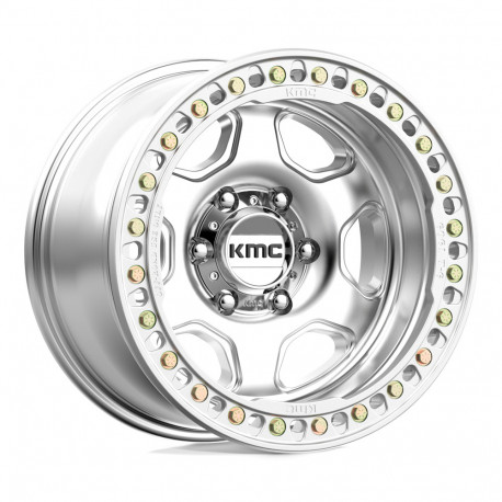 ALU disky KMC KMC KM233 HEX BEADLOCK disk 17x9 5x127 71.5 ET-38, Silver | race-shop.sk