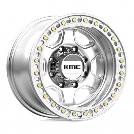 ALU disky KMC KMC KM233 HEX BEADLOCK disk 17x9 8x165.1 125.1 ET-38, Silver | race-shop.sk