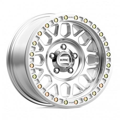 ALU disky KMC KMC KM234 GRENADE DESERT BEADLOCK disk 20x9 5x127 71.5 ET-12, Silver | race-shop.sk