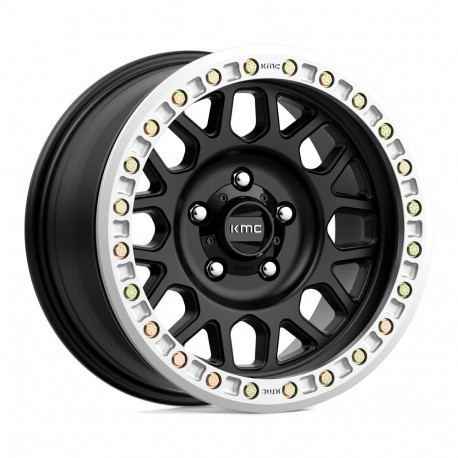 ALU disky KMC KMC KM234 GRENADE DESERT BEADLOCK disk 20x9 6x139.7 108 ET-12, Satin black | race-shop.sk