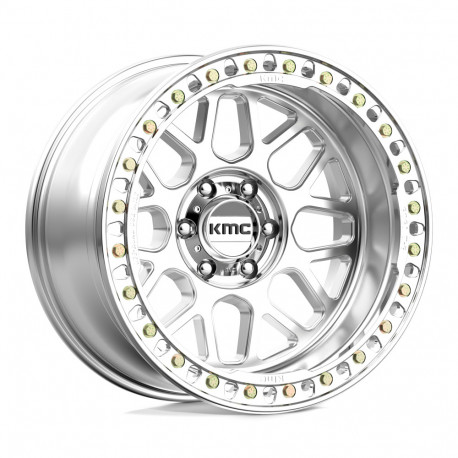 ALU disky KMC KMC KM235 GRENADE CRAWL BEADLOCK disk 20x10 6x139.7 108 ET-48, Silver | race-shop.sk