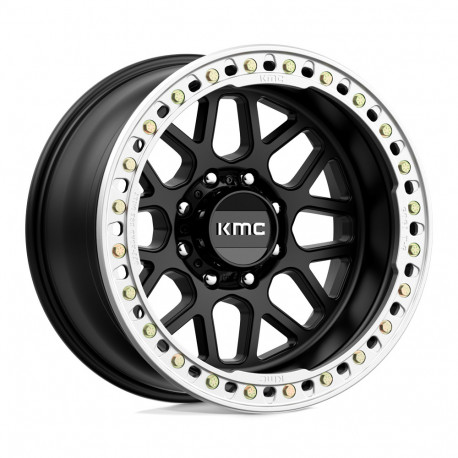 ALU disky KMC KMC KM235 GRENADE CRAWL BEADLOCK disk 20x10 8x170 125.1 ET-48, Satin black | race-shop.sk