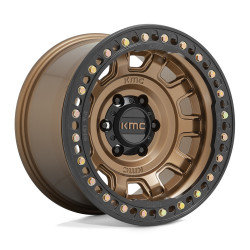 KMC KM236 TANK BEADLOCK disk 17x9 5x127 71.5 ET-15, Matte bronze