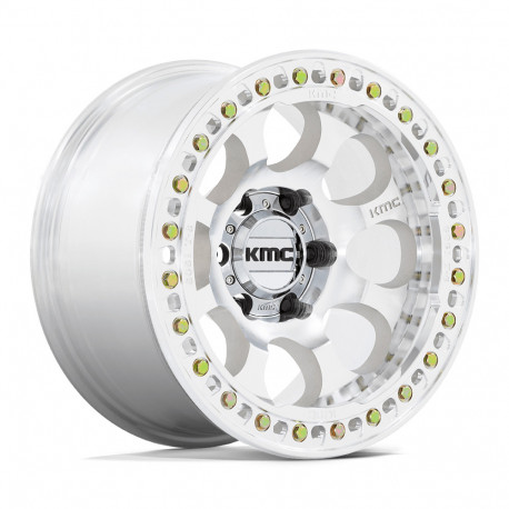 ALU disky KMC KMC KM237 RIOT BEADLOCK disk 17x8.5 5x127 71.5 ET0, Silver | race-shop.sk