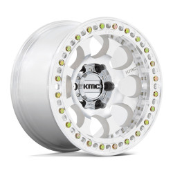 KMC KM237 RIOT BEADLOCK disk 17x9 5x127 71.5 ET-38, Silver