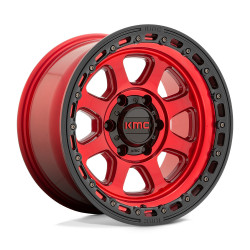 KMC KM548 CHASE disk 18x9 8x180 124.2 ET18, Candy red