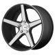 ALU disky KMC KMC KM685 DISTRICT disk 18x8 5x114.3 72.56 ET38, Satin black | race-shop.sk