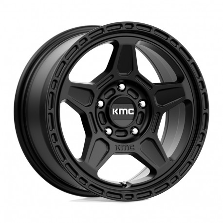 ALU disky KMC KMC KM721 ALPINE disk 15x7 5x114.3 72.56 ET15, Satin black | race-shop.sk