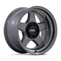 KMC KM728 LOBO disk 17x8.5 5x127 71.5 ET-10, Matte anthracite