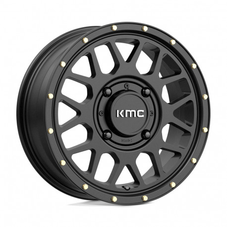 ALU disky KMC KMC Powersports KS135 GRENADE disk 15x6 4x156 132 ET38, Satin black | race-shop.sk