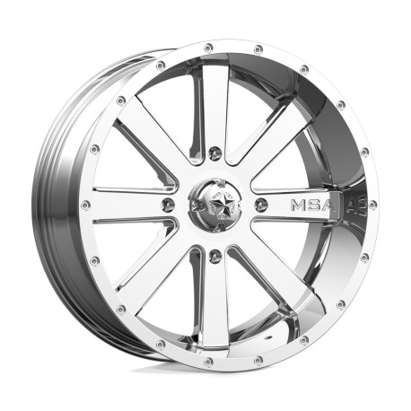 ALU disky MSA MSA Offroad disks M34 FLASH disk 22x7 4x156 132 ET0, Chrome | race-shop.sk