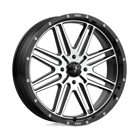 ALU disky MSA MSA Offroad disks M38 BRUTE disk 22x7 4x137 112.1 ET10, Gloss black | race-shop.sk