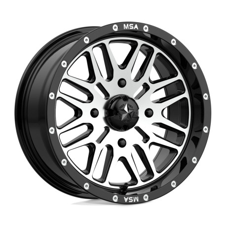 ALU disky MSA MSA Offroad disks M38 BRUTE disk 15x7 4x156 132 ET10, Gloss black | race-shop.sk