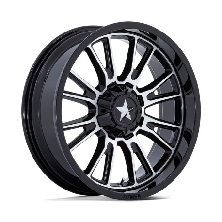 ALU disky MSA MSA Offroad disks M51 THUNDERLIPS disk 22x7 4x137/4x156 110.1 ET0, Gloss black | race-shop.sk