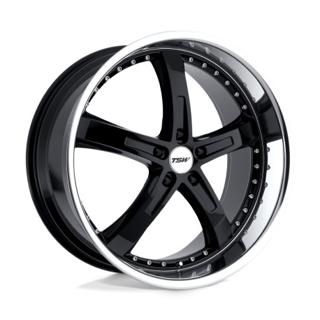 ALU disky TSW TSW JARAMA disk 17x8 5x112 72.1 ET45, Gloss black | race-shop.sk