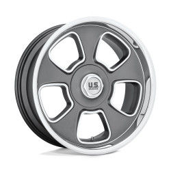 US Mag U125 BOULEVARD disk 20x8 5x127/5x139.7 87.1 ET1, Matte gun metal