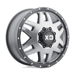 XD 130 MACHETE DUALLY disk 20x8.25 8x165.1 125.1 ET127, Matte gray