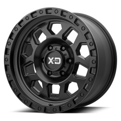 XD 132 RG2 disk 17x9 5x127 72.56 ET-12, Satin black