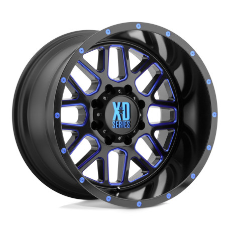 ALU disky XD XD 820 GRENADE disk 20x9 8x180 124.2 ET18, Satin black | race-shop.sk