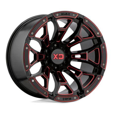 ALU disky XD XD 841 BONEYARD disk 20x10 8x170 125.1 ET-18, Gloss black | race-shop.sk
