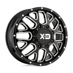 XD 843 GRENADE DUALLY disk 20x8.25 8x165.1 117 ET127, Gloss black