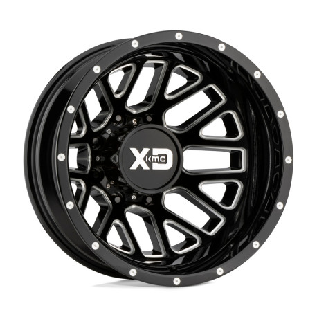 ALU disky XD XD 843 GRENADE DUALLY disk 17x6.5 8x210 154.3 ET-155, Gloss black | race-shop.sk