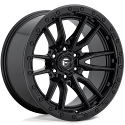 Fuel D844 REBEL disk 17x9 6x139.7 106.1 ET-12, Black