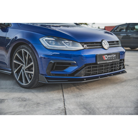 Body kit a vizuálne doplnky PREDNÝ SPLITTER V2 VW Golf 7 R / R-Line Facelift | race-shop.sk