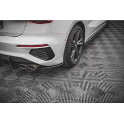 MAXTON DESIGN Street Pro zadné bočné splittre pre Audi S3 Sportback 8Y